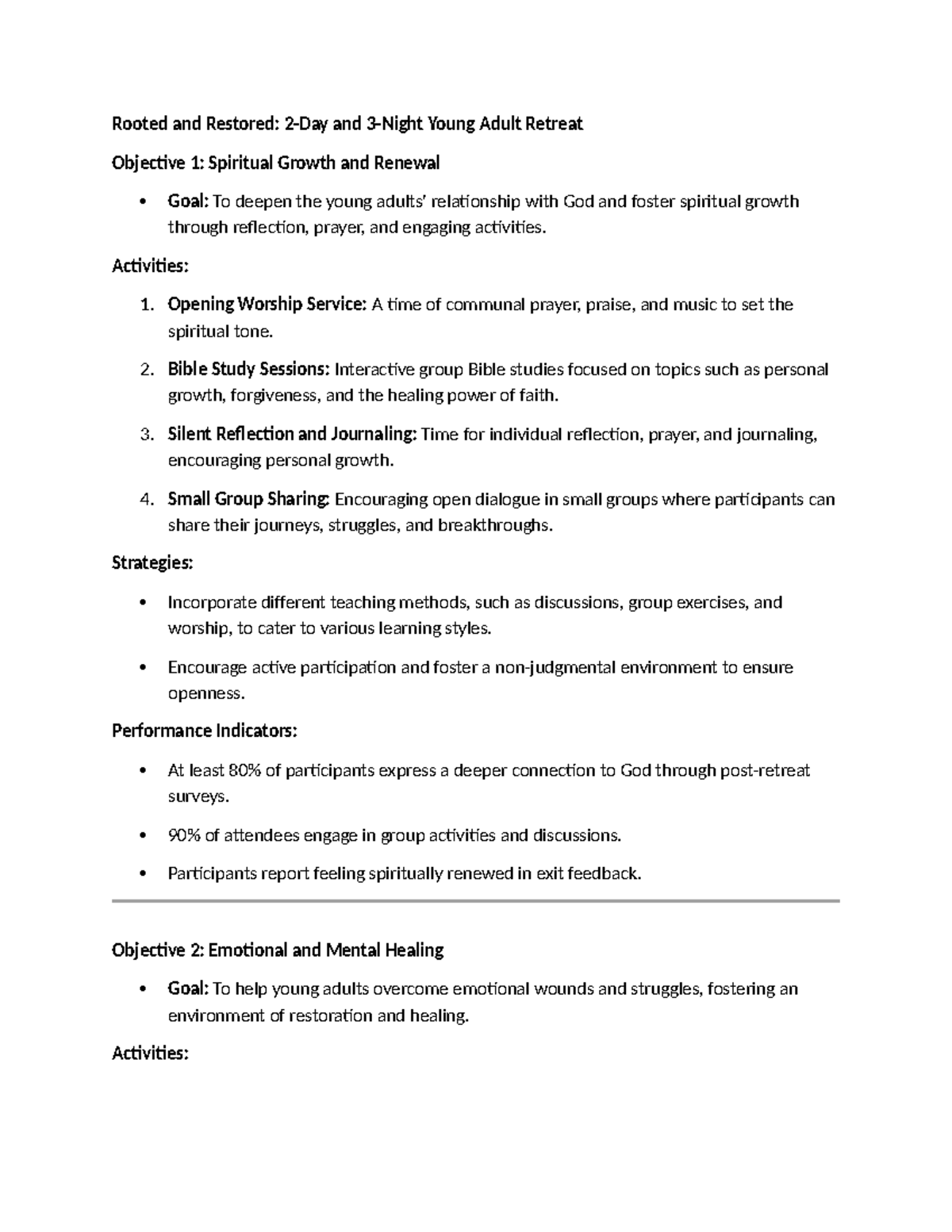 Rooted and Restored - N BKEFHWOHLFKN - Rooted and Restored: 2-Day and 3 ...