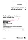 Health and Human Development - Grade: 12 - Victorian Certificate of ...