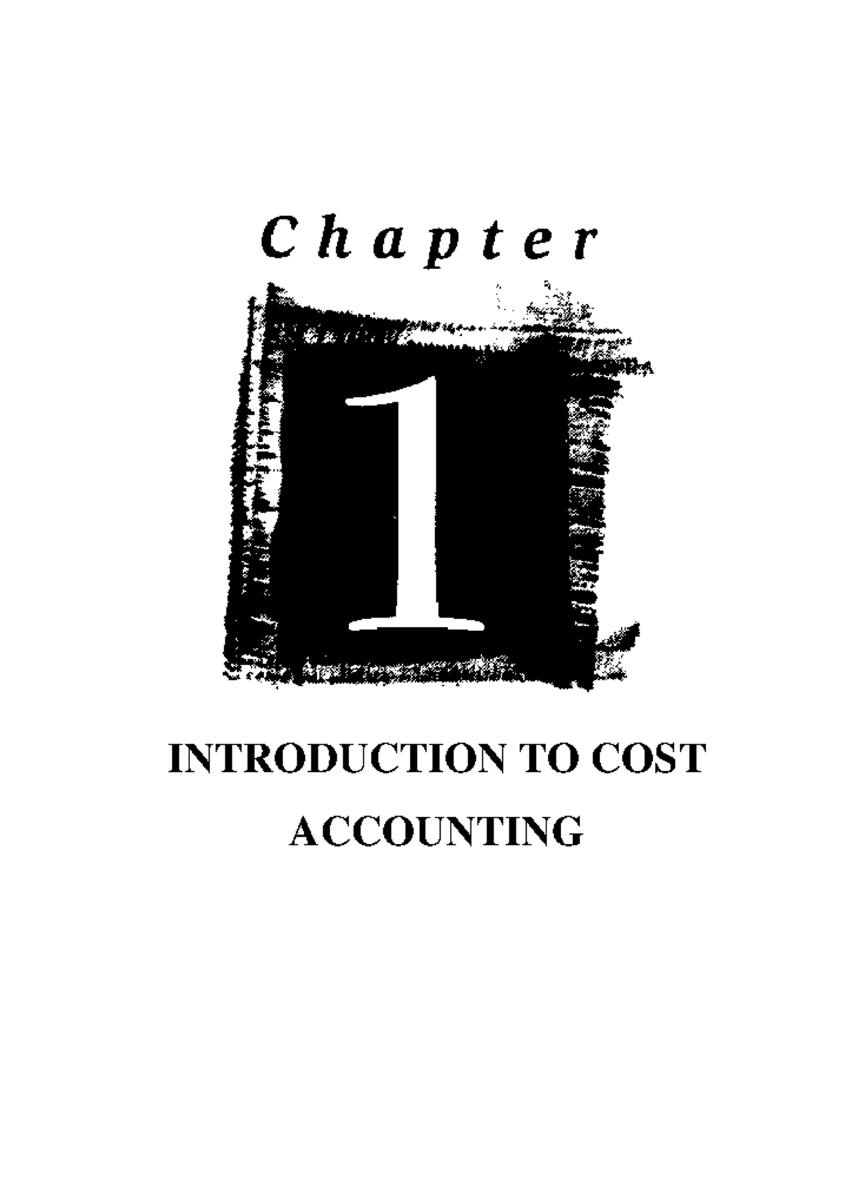 Cost Accounting Overview: Key Concepts and Classifications (ACC101 ...