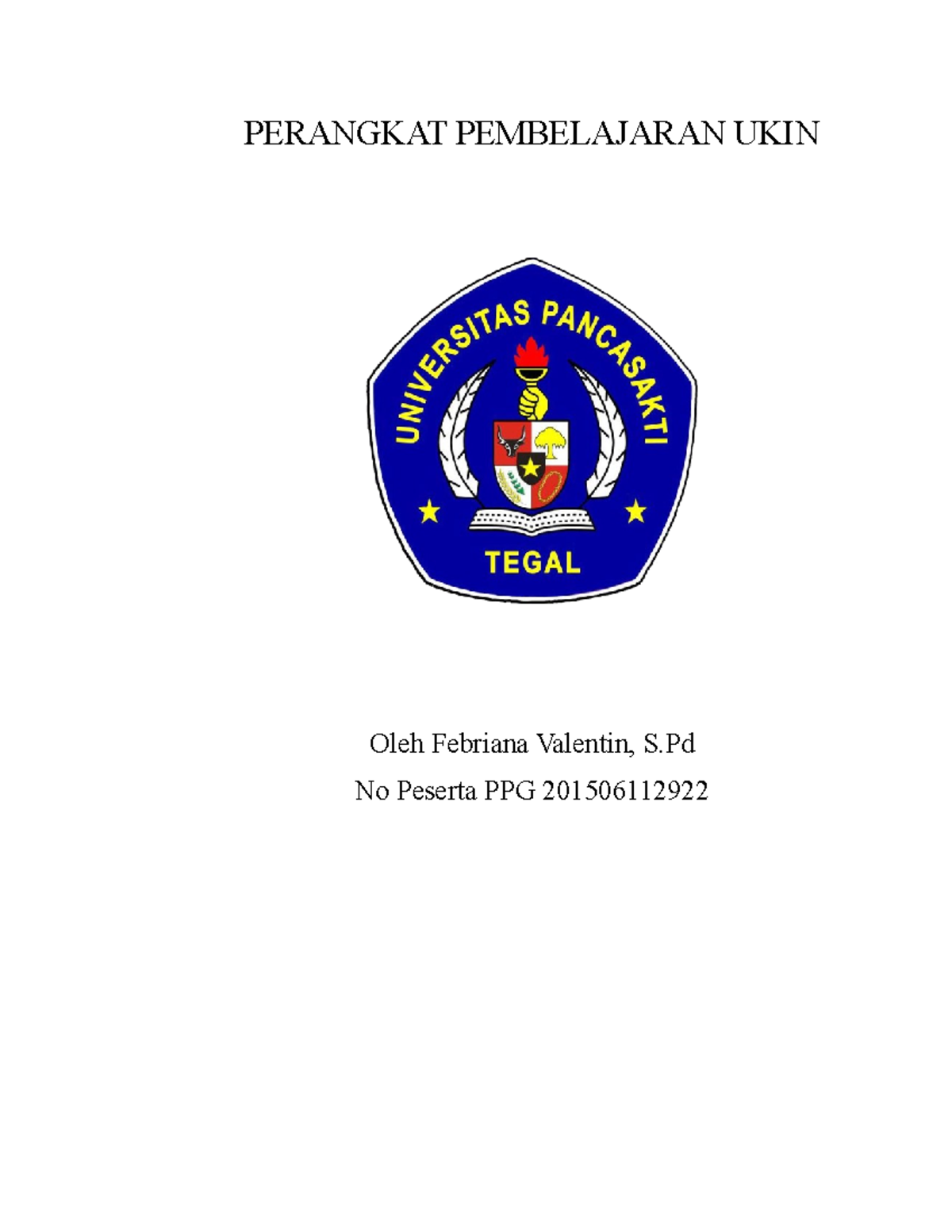 RPP UKIN Kelas VII: Pembelajaran Descriptive Text oleh Febriana ...