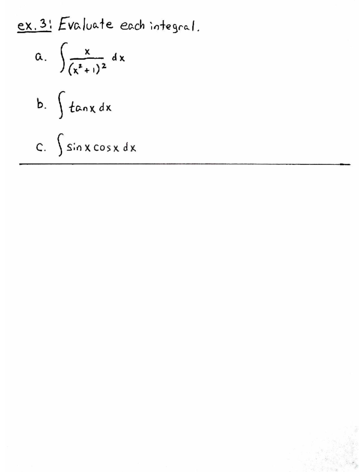 Calculus 101: Ex. 3 & 4 - Evaluating Integrals with Substitution - Studocu