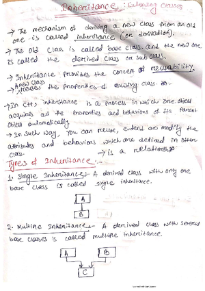 OOPs Interview Questions and Answers for Programming (OOPs) - Studocu