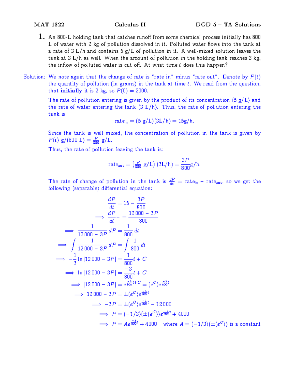 Mat1322 - DGD5 - solutions For Students - MAT 1322 Calculus II DGD 5 ...