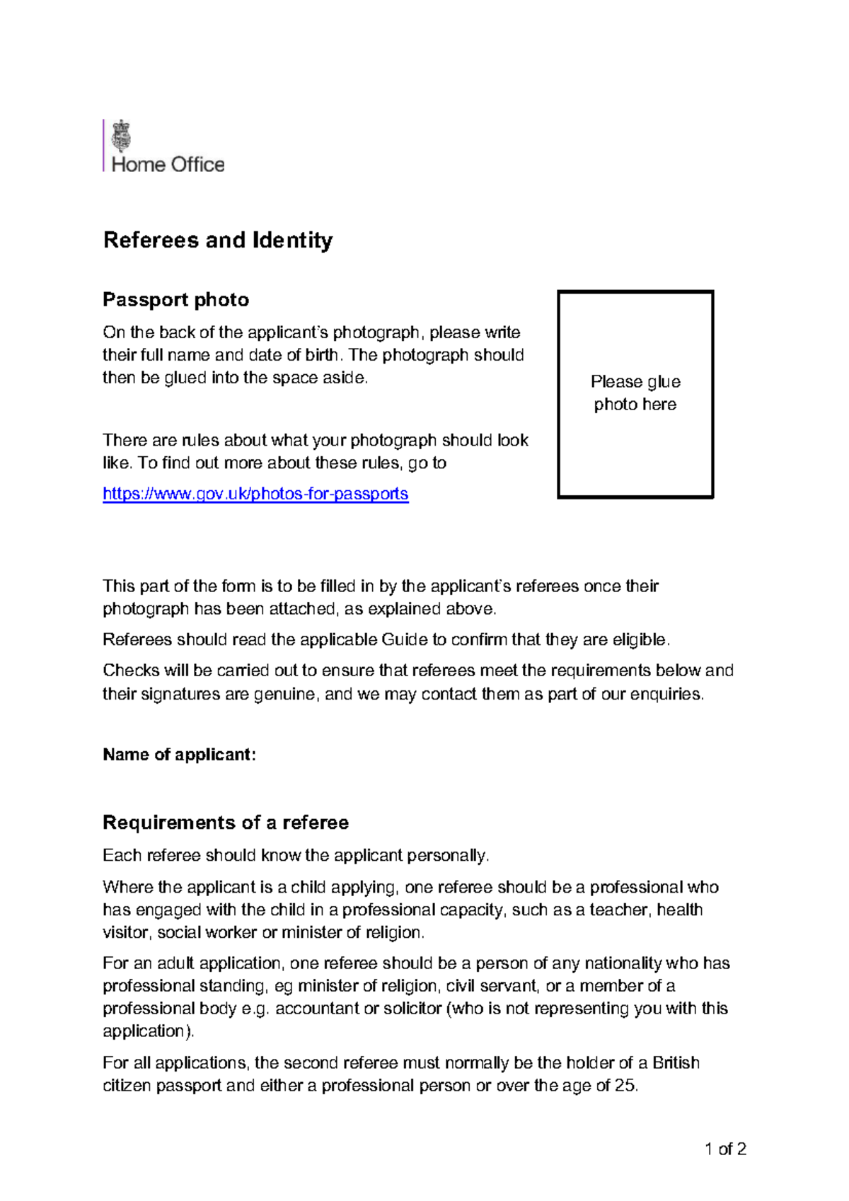 1st Referee Declaration for Junior & Eglide Application - Studeersnel