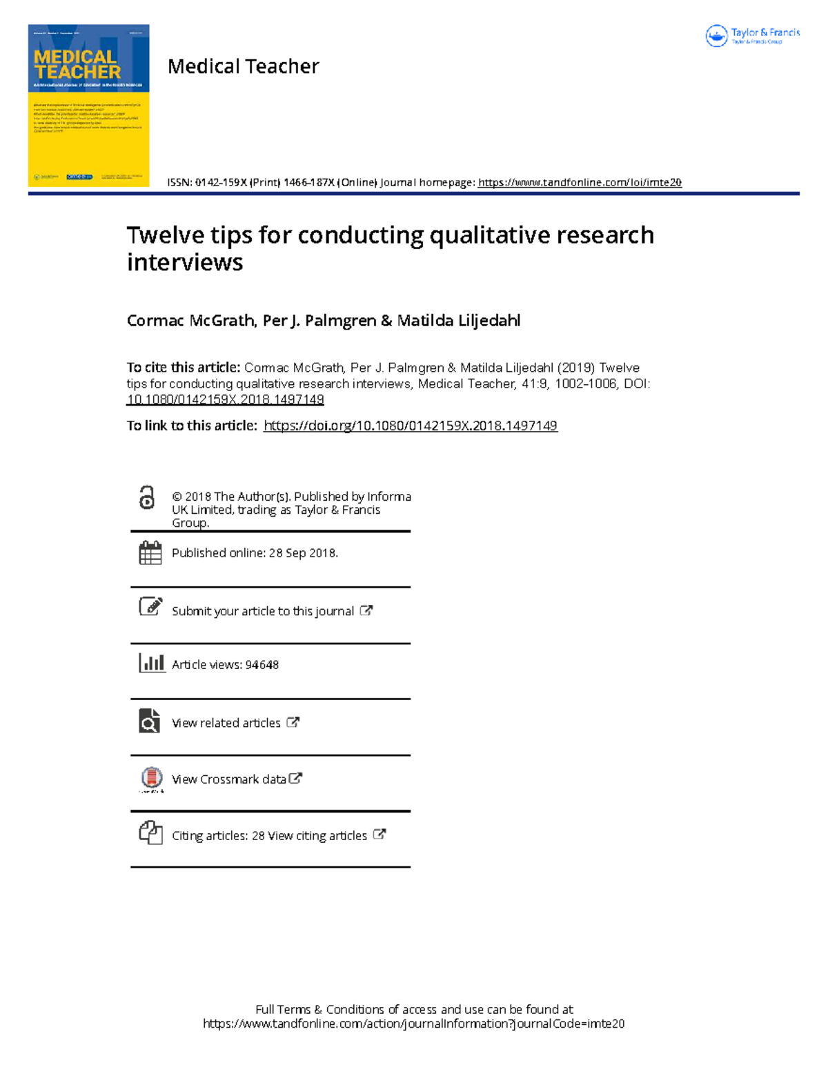 Qualitative Research Interviews: 12 Essential Tips for Medical ...