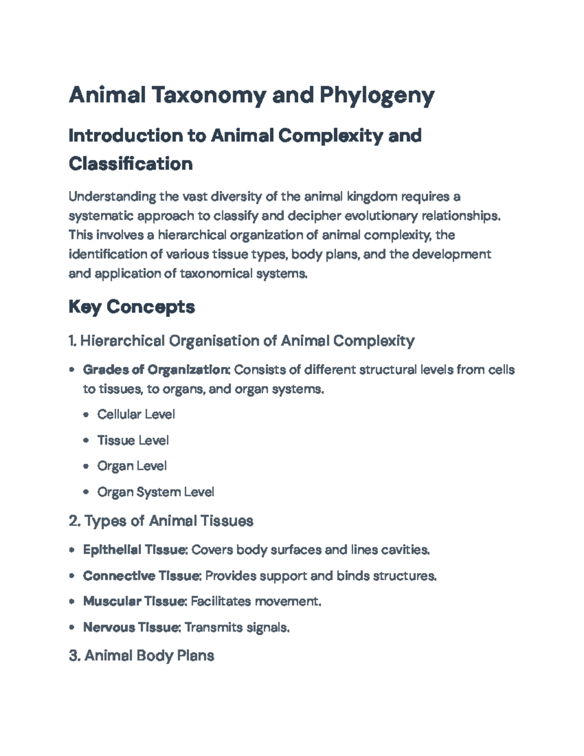 Animal Taxonomy and Phylogeny: Understanding Classification and ...