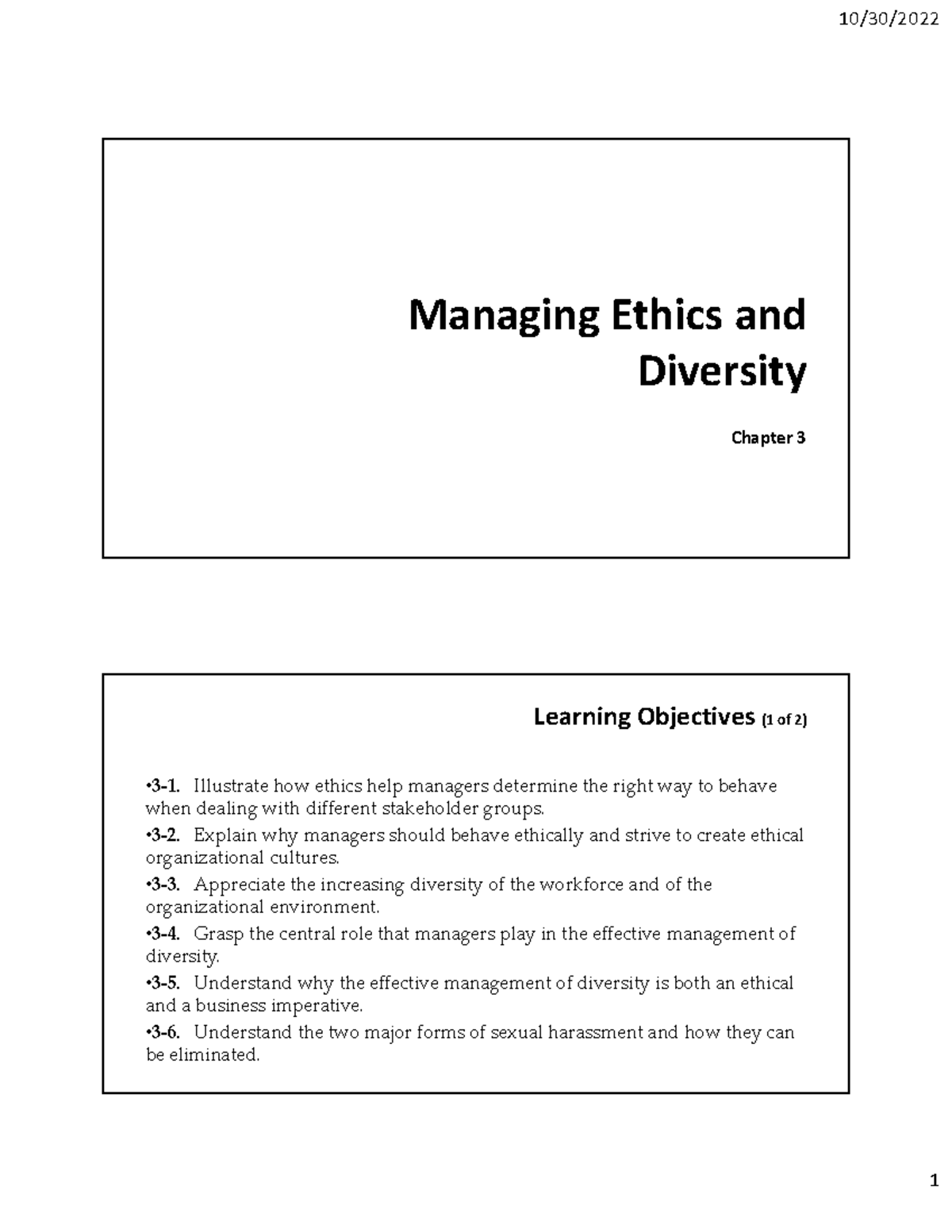 Managing Ethics and Diversity in Organizations: Chapter 3 Insights ...
