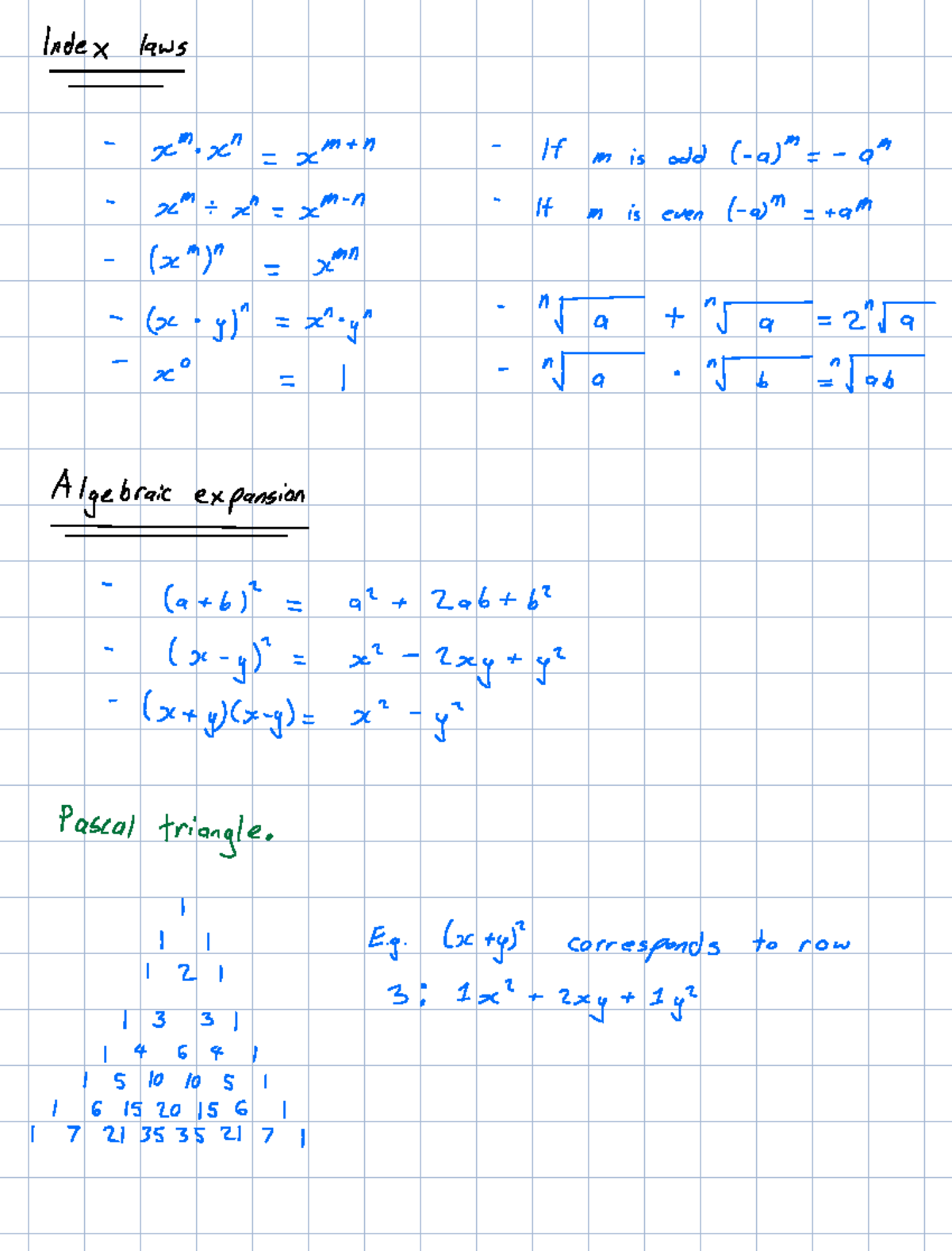 MATH1002 Summary of Theories and Formulas for Exam Preparation - Studocu