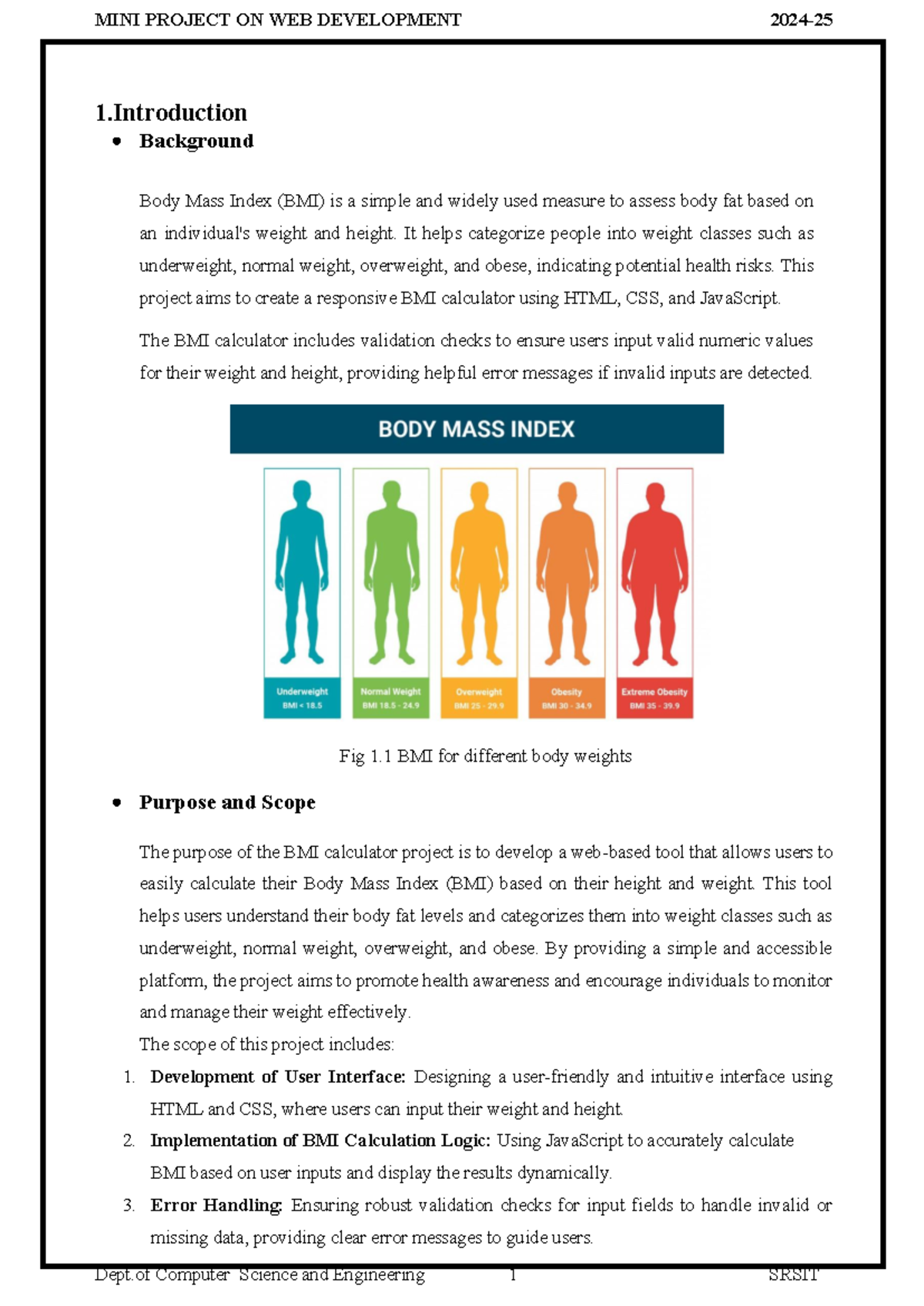 MINI01101 - It is a report presentation of. Mini project - Dept ...