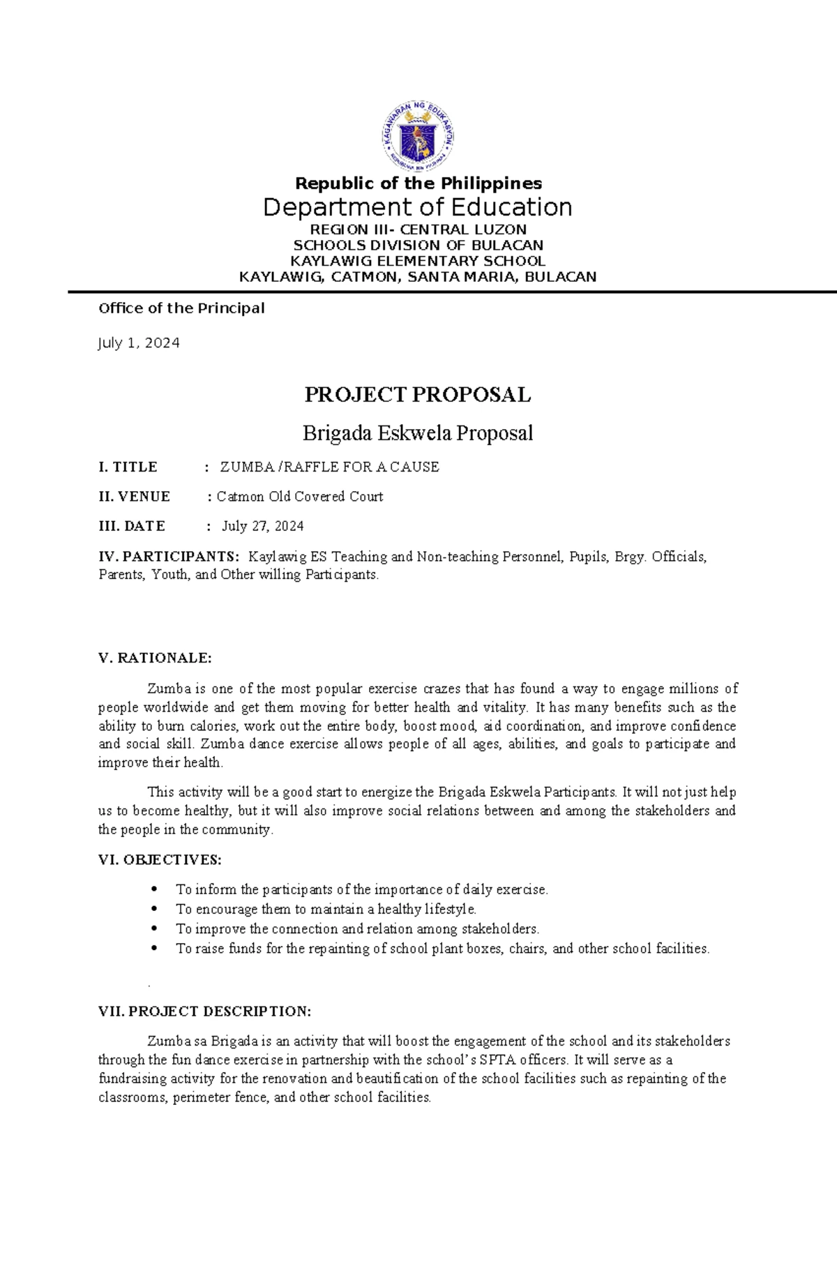 Activity Proposal for Buwan ng Wika 2025: Filipino Language Development ...