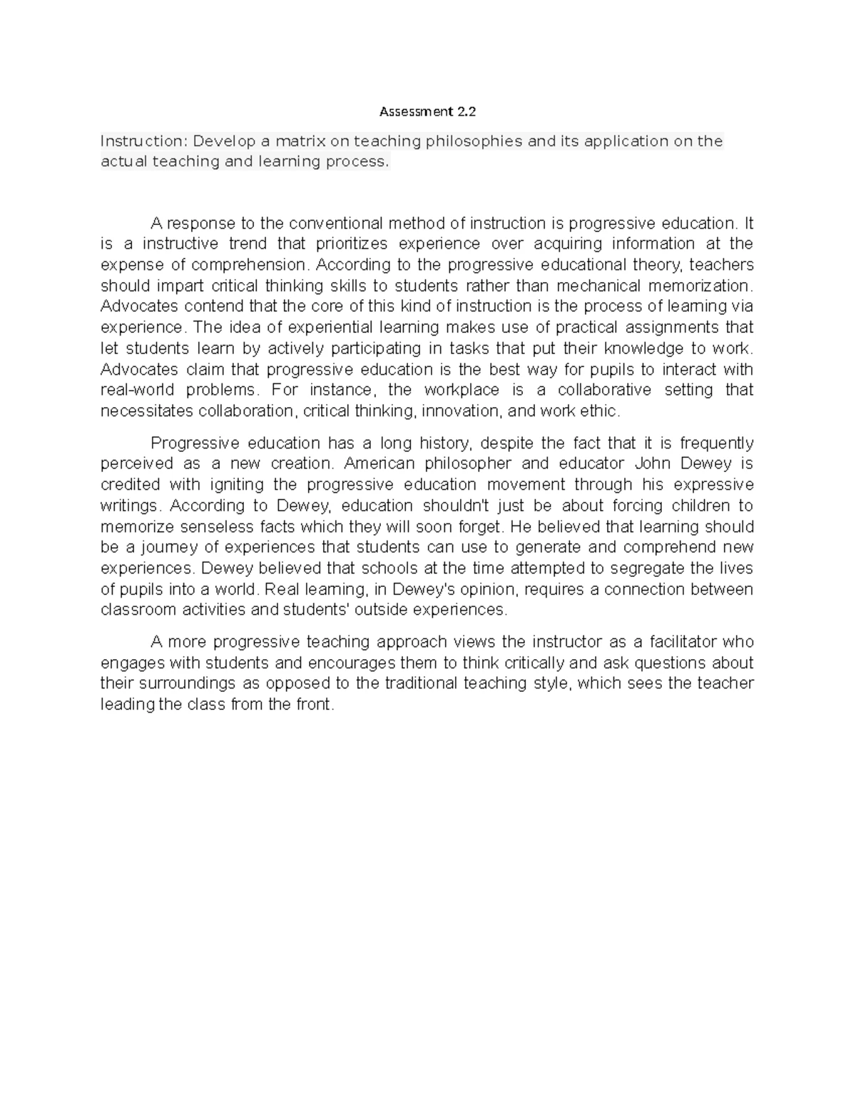Reflection Paper on Philosophy in Public Schools (ENG 101) - Studocu