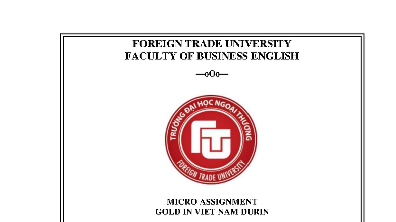Micro Assignment: Gold Price Analysis (2018-2023) - NN1 - Studocu