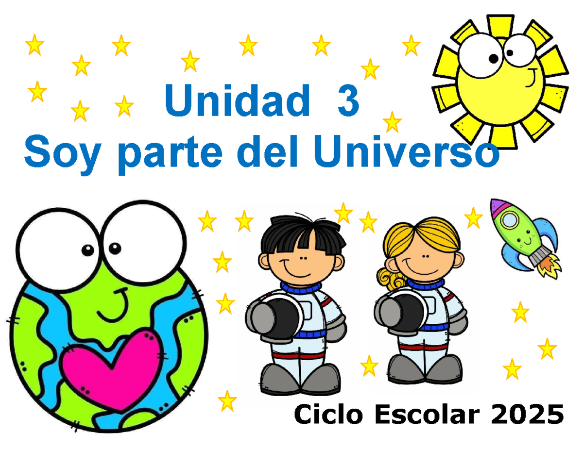 Planificación de Actividades de Aprendizaje: Unidad 3 - Soy Parte del ...