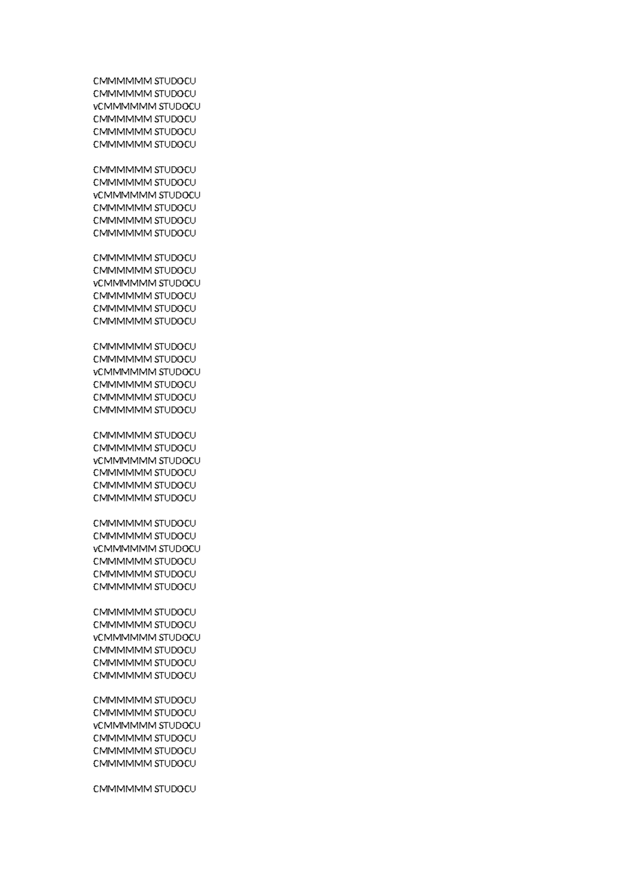 CMMMMMM STUDOCU - Comprehensive Study Guide - Studocu