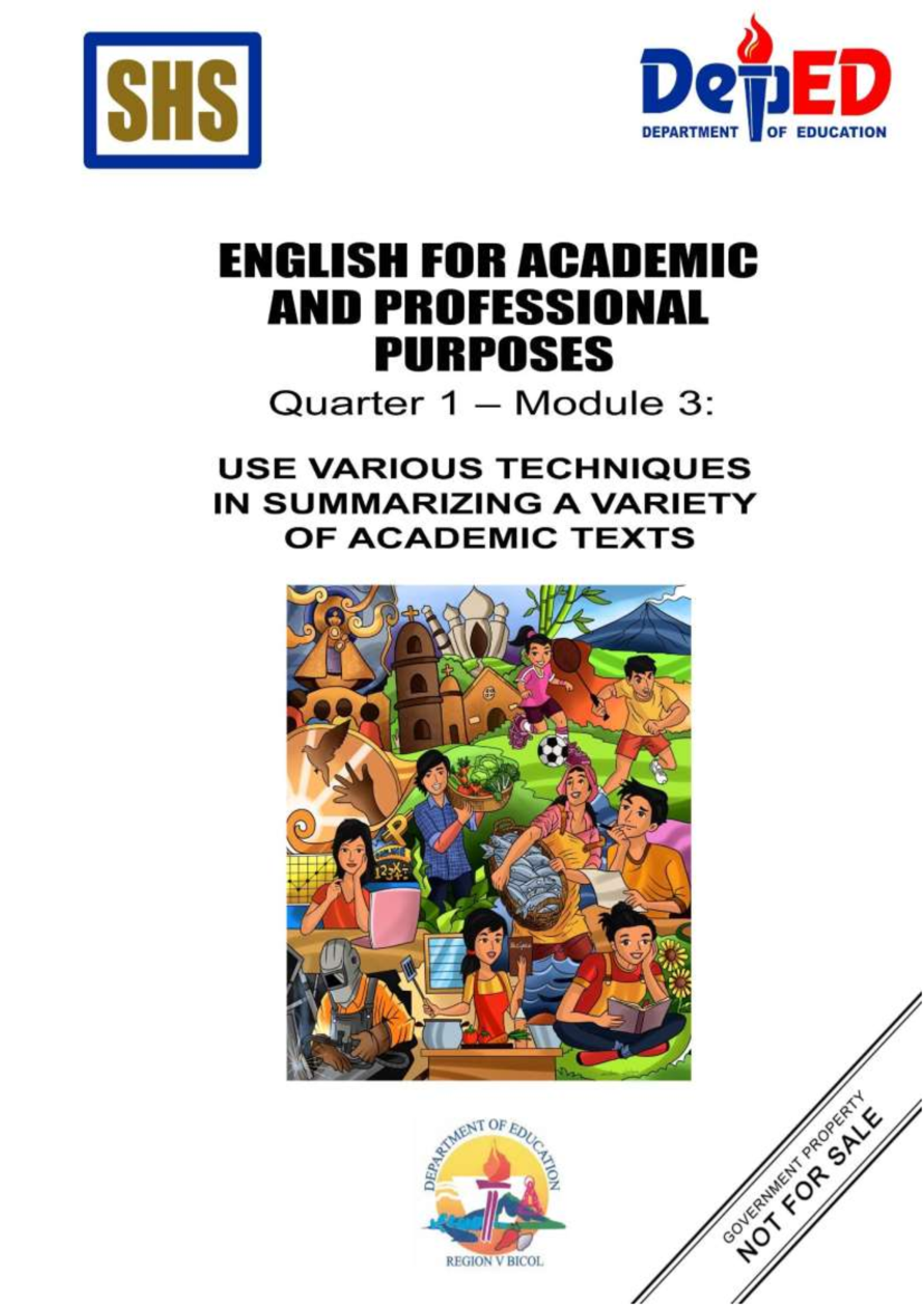 Q1- Module 3 - Techniques for Summarizing Academic Texts - Studocu