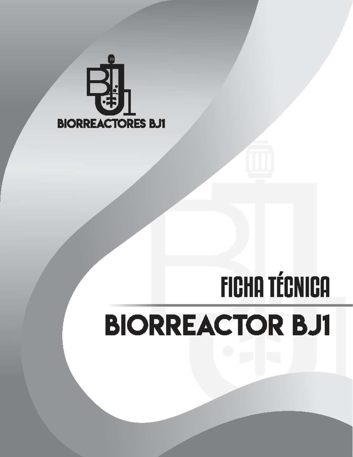 Ficha Técnica del Biorreactor BJ1 - Manual de Operación y Componentes ...