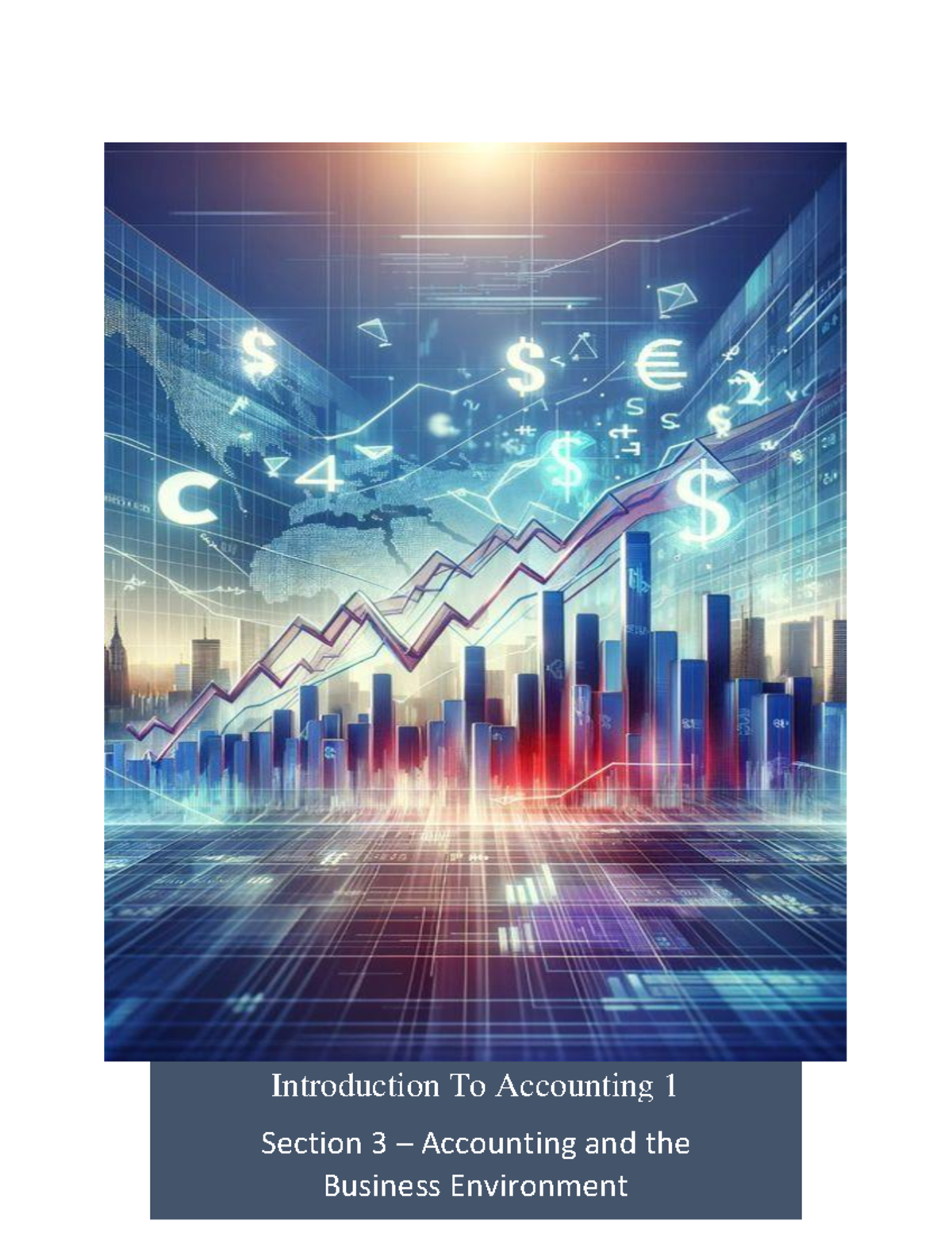 ACC 101 - Intro to Accounting 1: Business Environment & Transactions ...