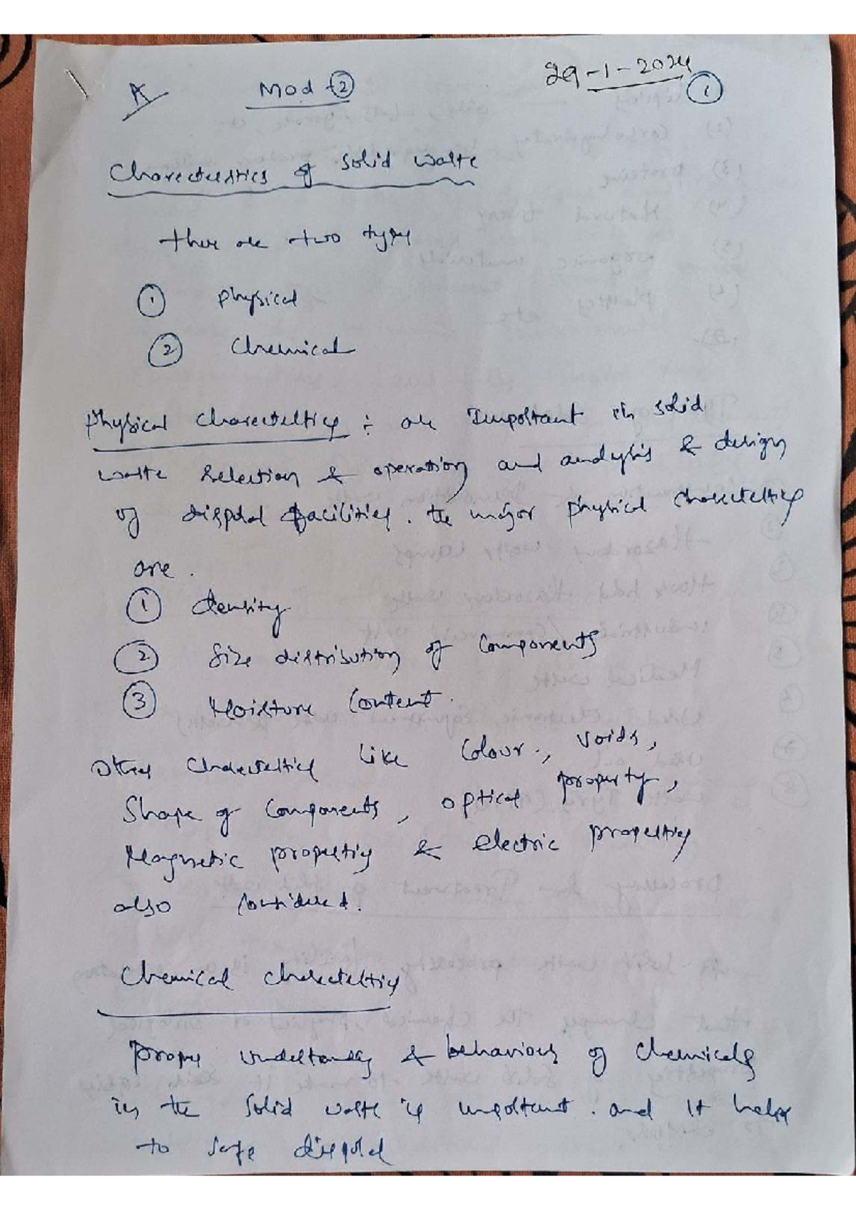 Module 2: Characteristics and Treatment of Solid Waste Management - Studocu