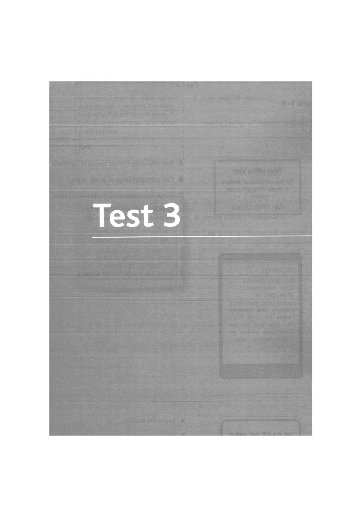 Test 3 - Reading and Listening Notes for Revision - Studocu