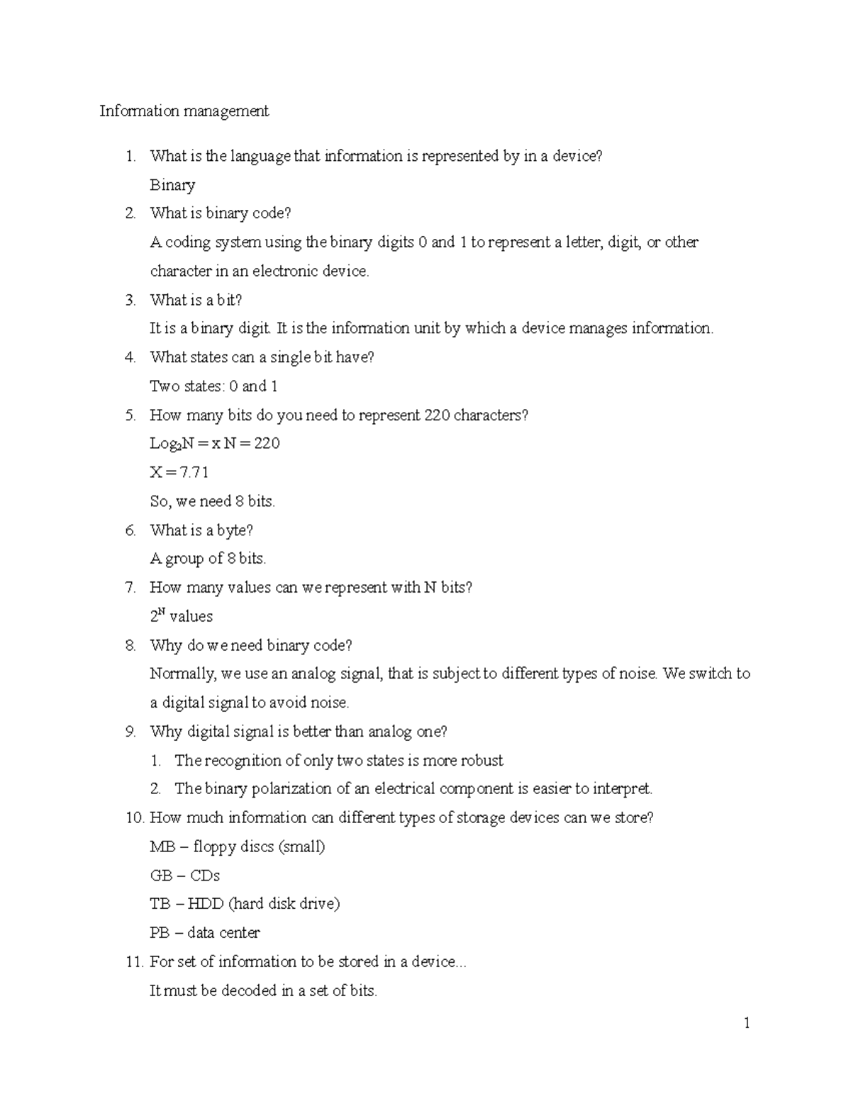 Information Management 101: Understanding Binary Code and Data ...