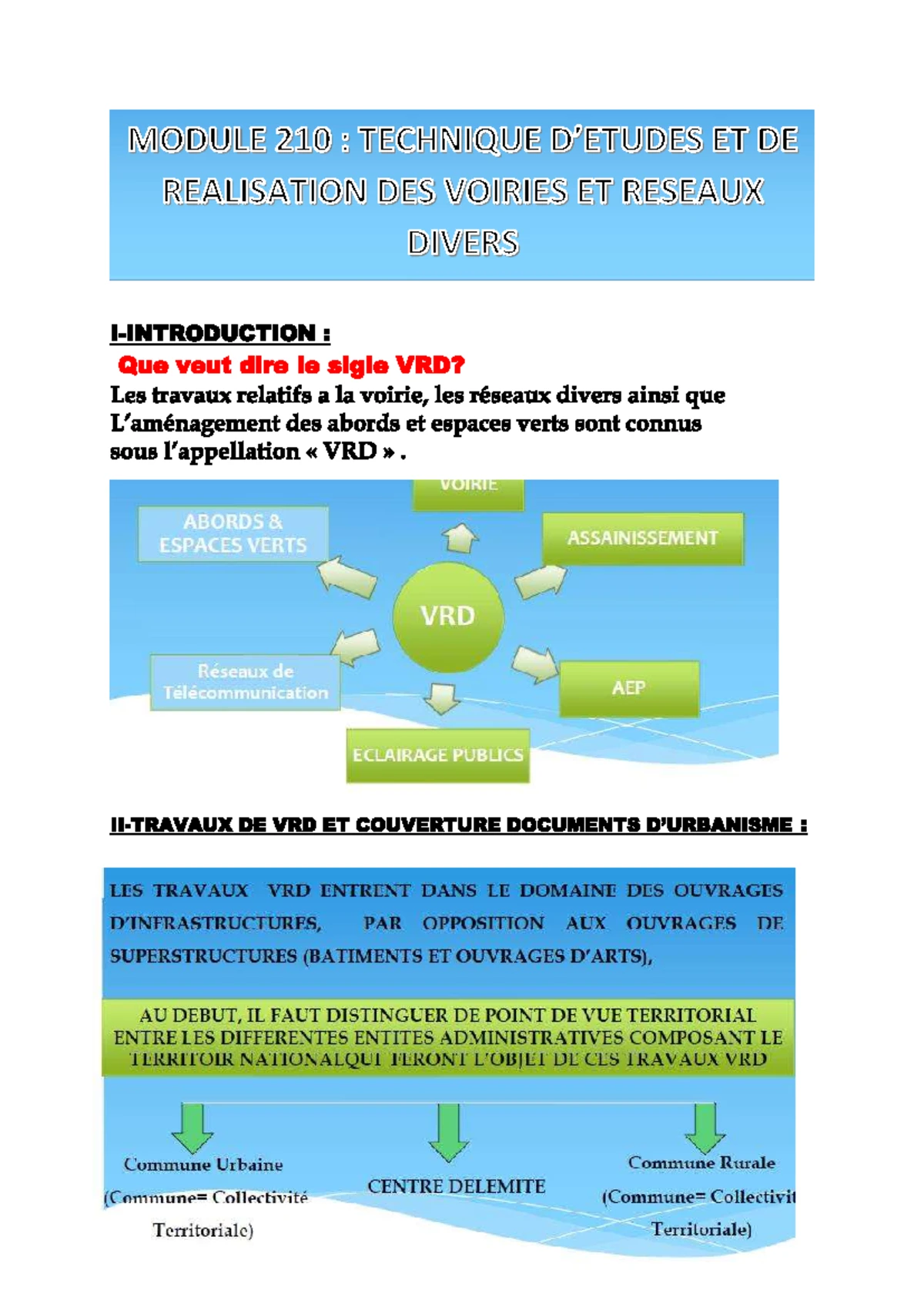 Rapport de Stage Professionnel en Travaux Publics - DRETLE - Studocu