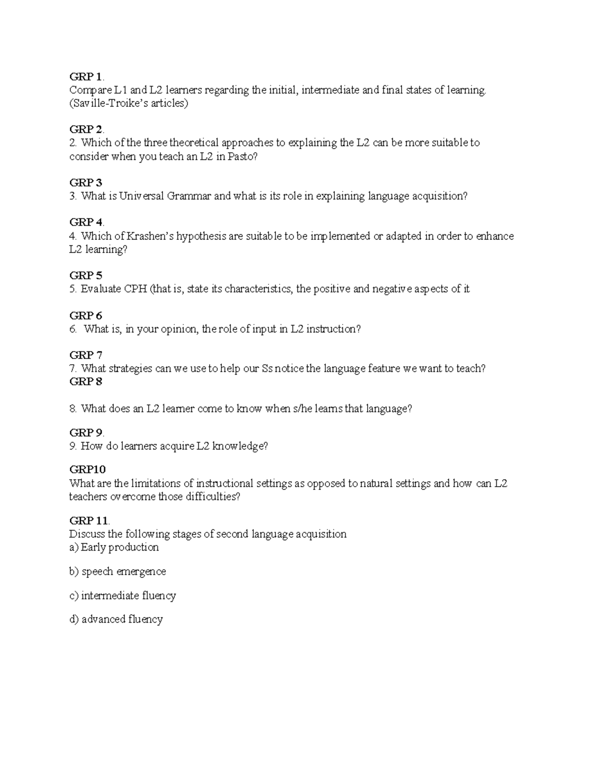 ENG 223 GRP Assignment: Exploring L2 Learning Theories and Strategies ...