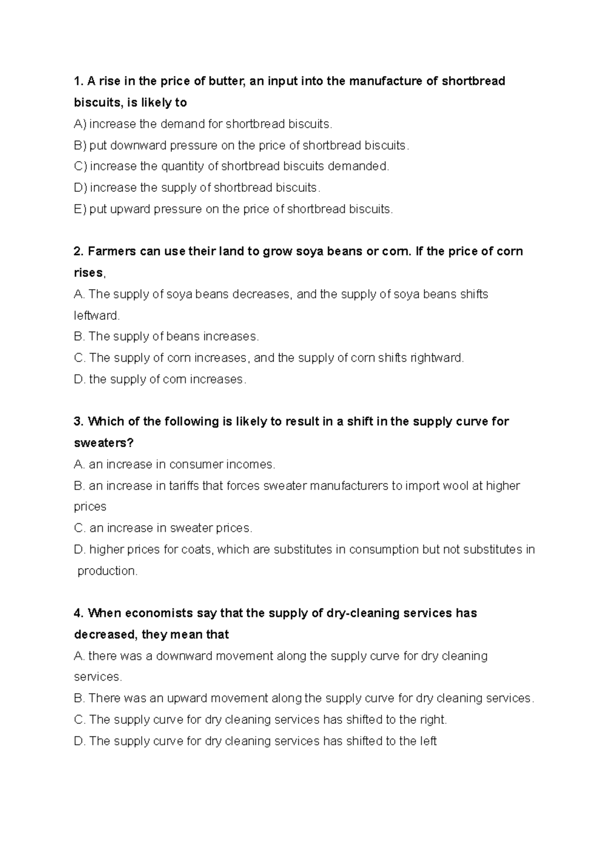Chapter 3 - Supply and Demand Analysis (SI) - Studocu