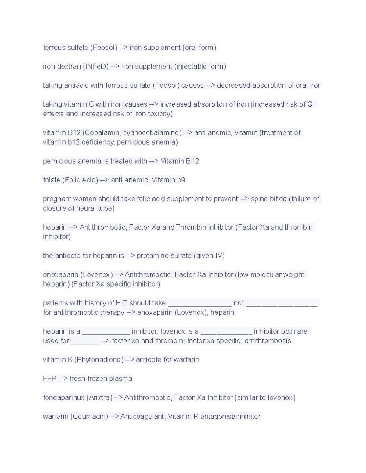 Pharm 202: Exam 2 Quizlet Review & Study Guide Flashcards - Studocu