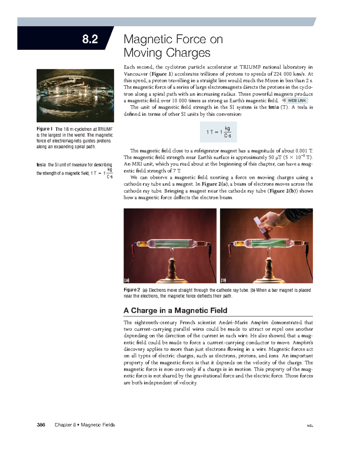 Phys12 C08 8.2 - Magnetic Force on Moving Charges in Physics 12 ...
