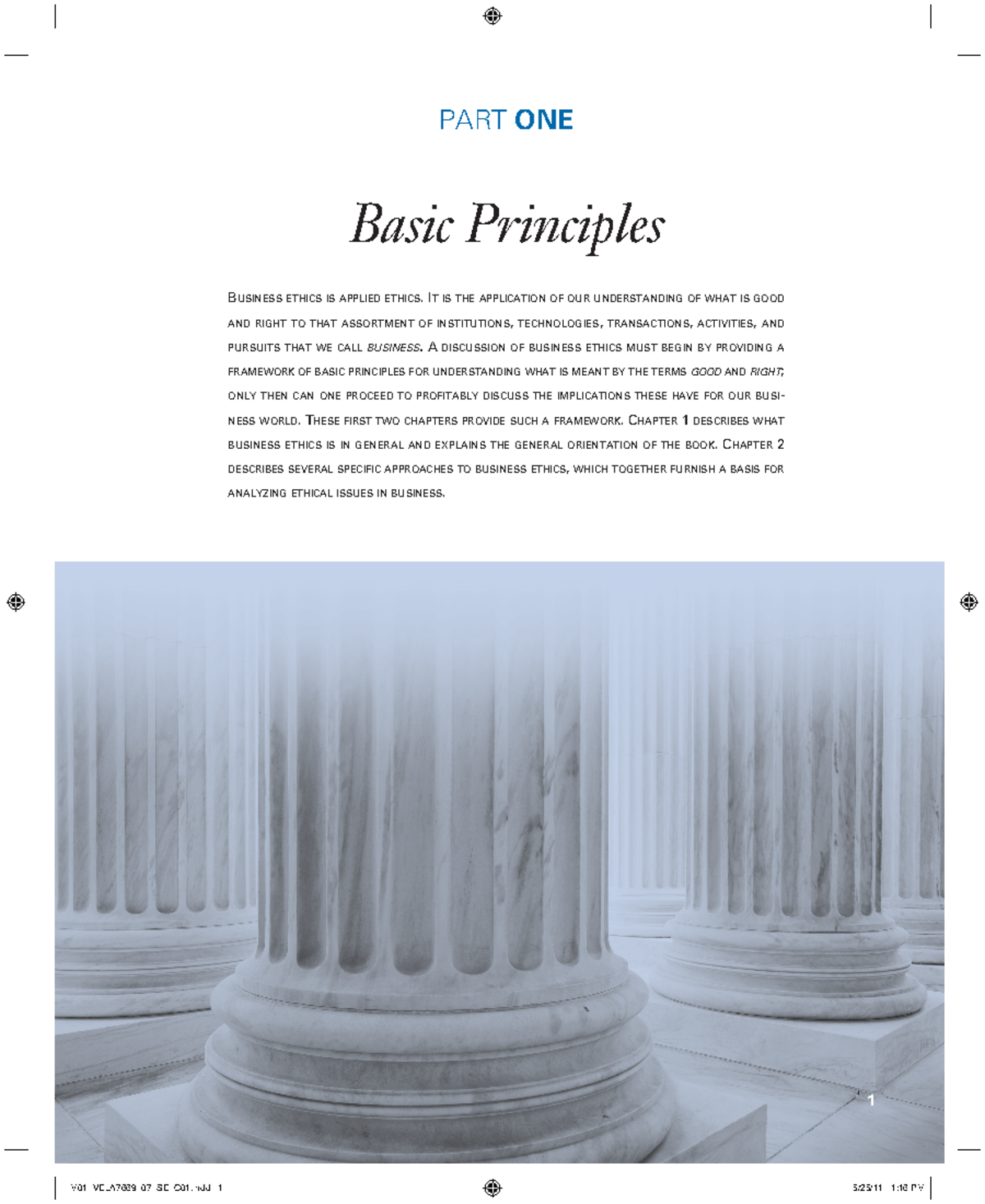 Velasquez - Business Ethics - Chapter 1: Exploring Basic Principles ...