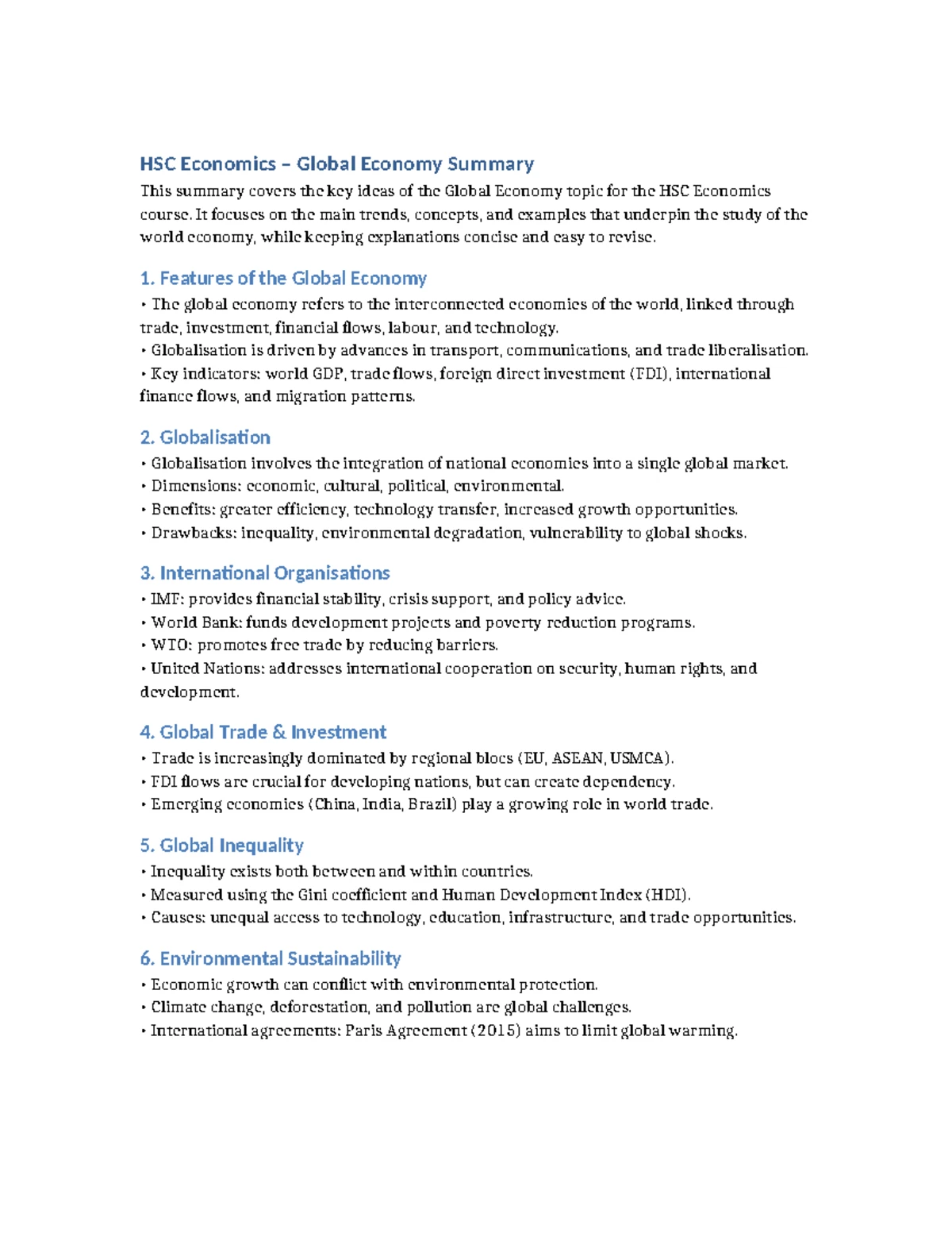 HSC Visual Arts Key Ideas Summary for Quick Revision - Studocu