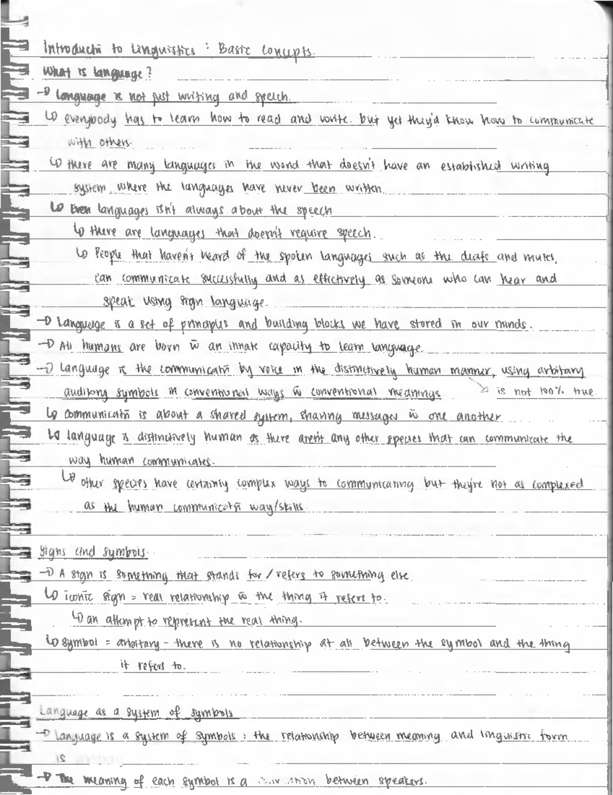 Introduction to Linguistics - Lecture notes - ling1111 lec 1 - 5 - 0 4 ...