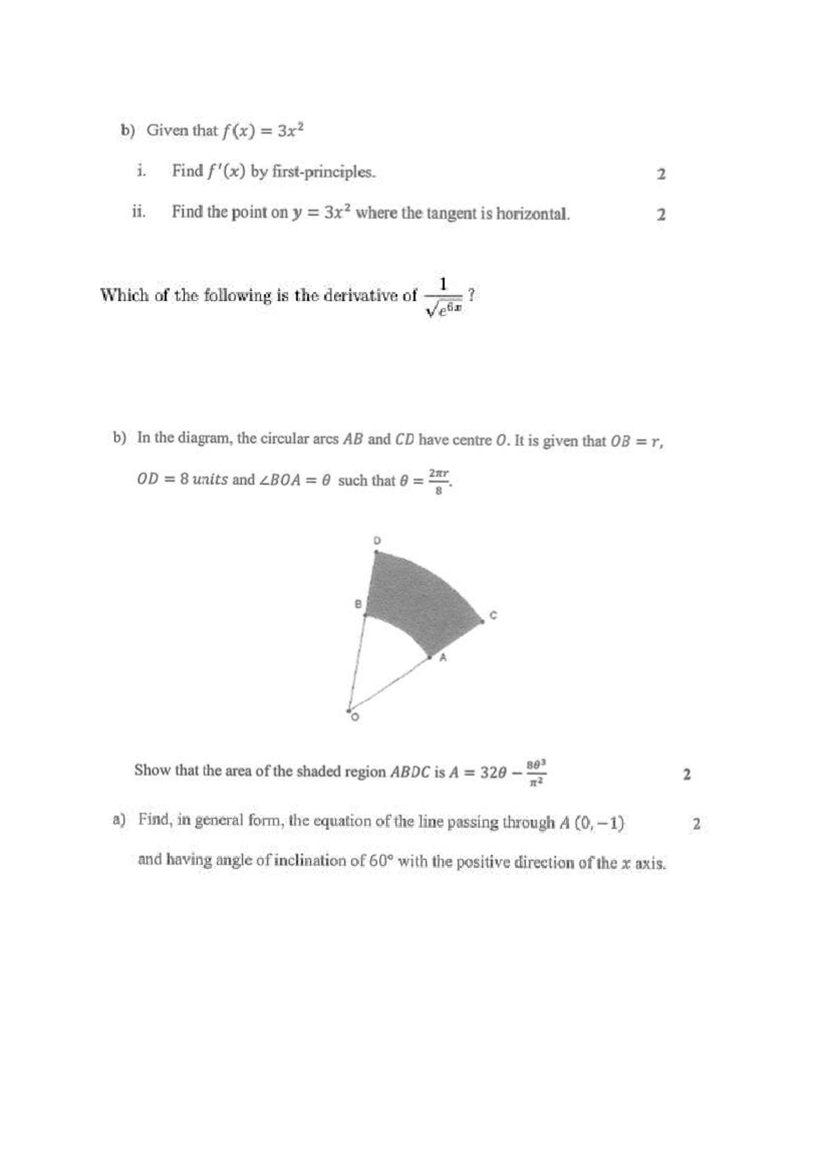Differentiation and Trigonometry Notes - Year 11 (Math 101) - Studocu