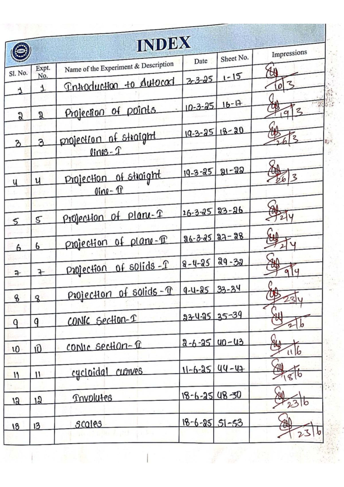 GLEC CAD Experiment Notes: Introduction to AutoCAD and Projections ...
