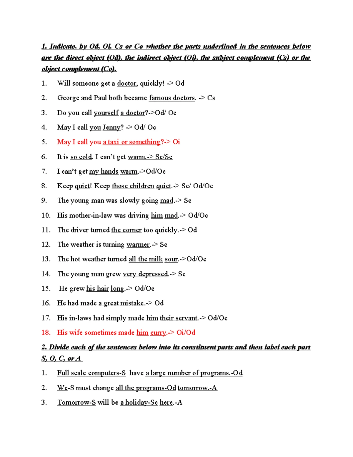 Assignment 7A - Clause Type Identification in English - Studocu