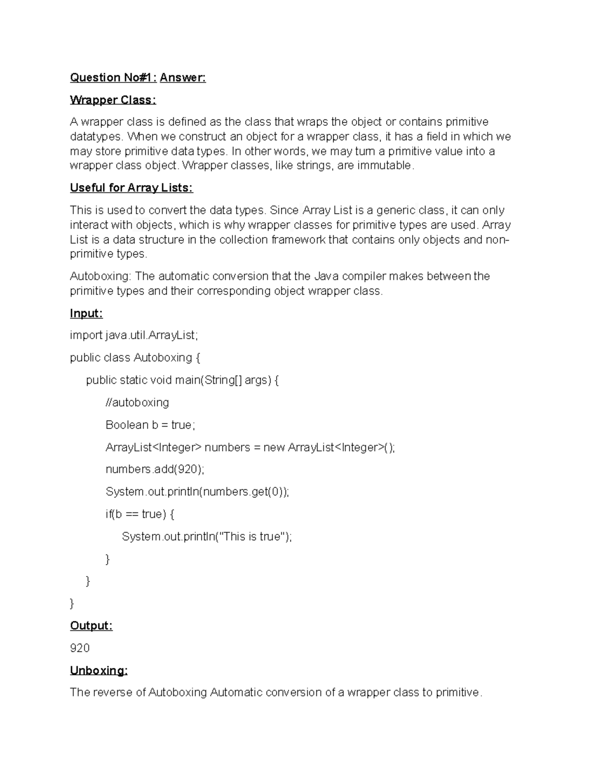 Discussion Forum CS2 7 - Understanding Wrapper Classes and Autoboxing ...