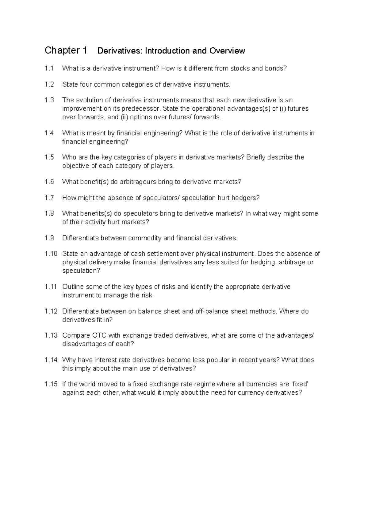 Derivatives Concepts & Malaysian Markets: A Comprehensive Study Guide ...