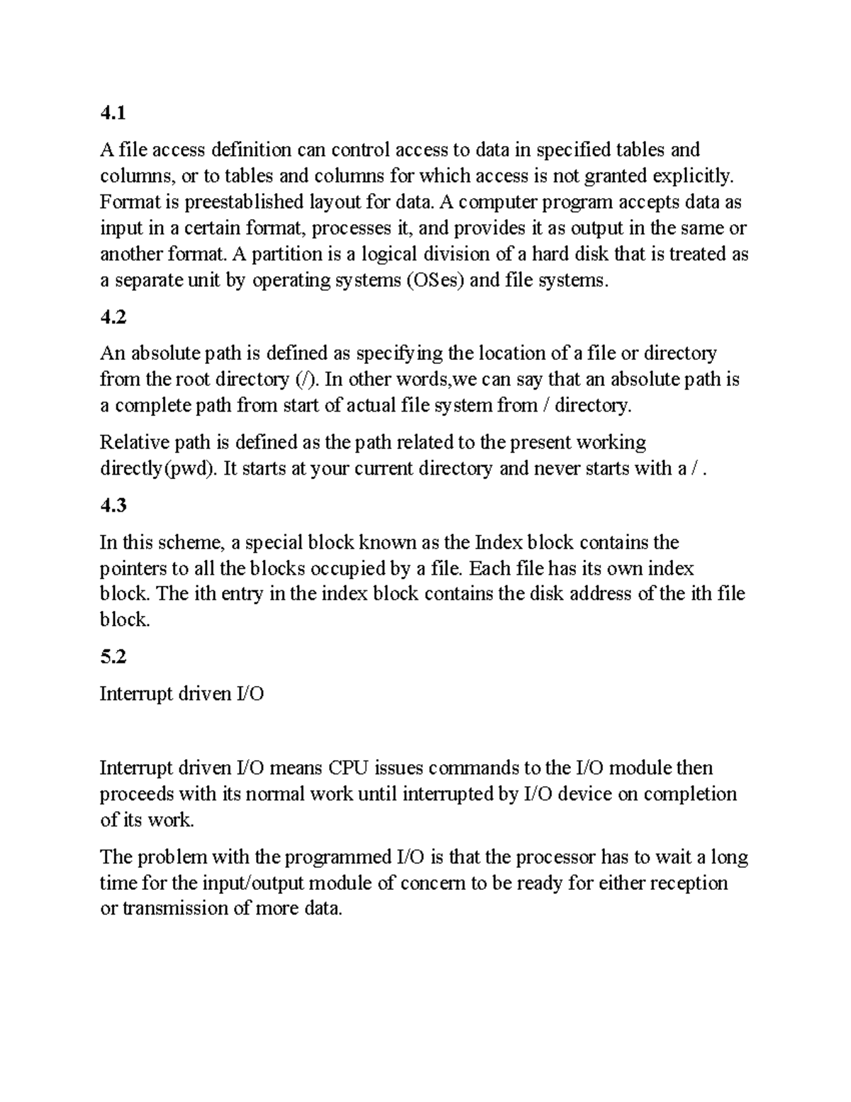 WS3-Đỗ Hoàng Quân- SE1742 - 4. A file access definition can control ...