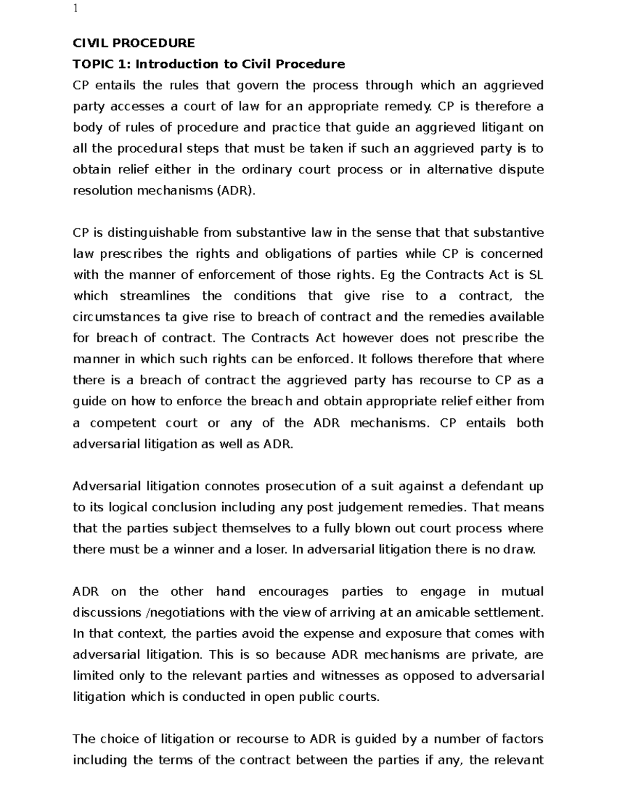 Summary Judgment Types Of Judgement In Law Civil Procedure Partial