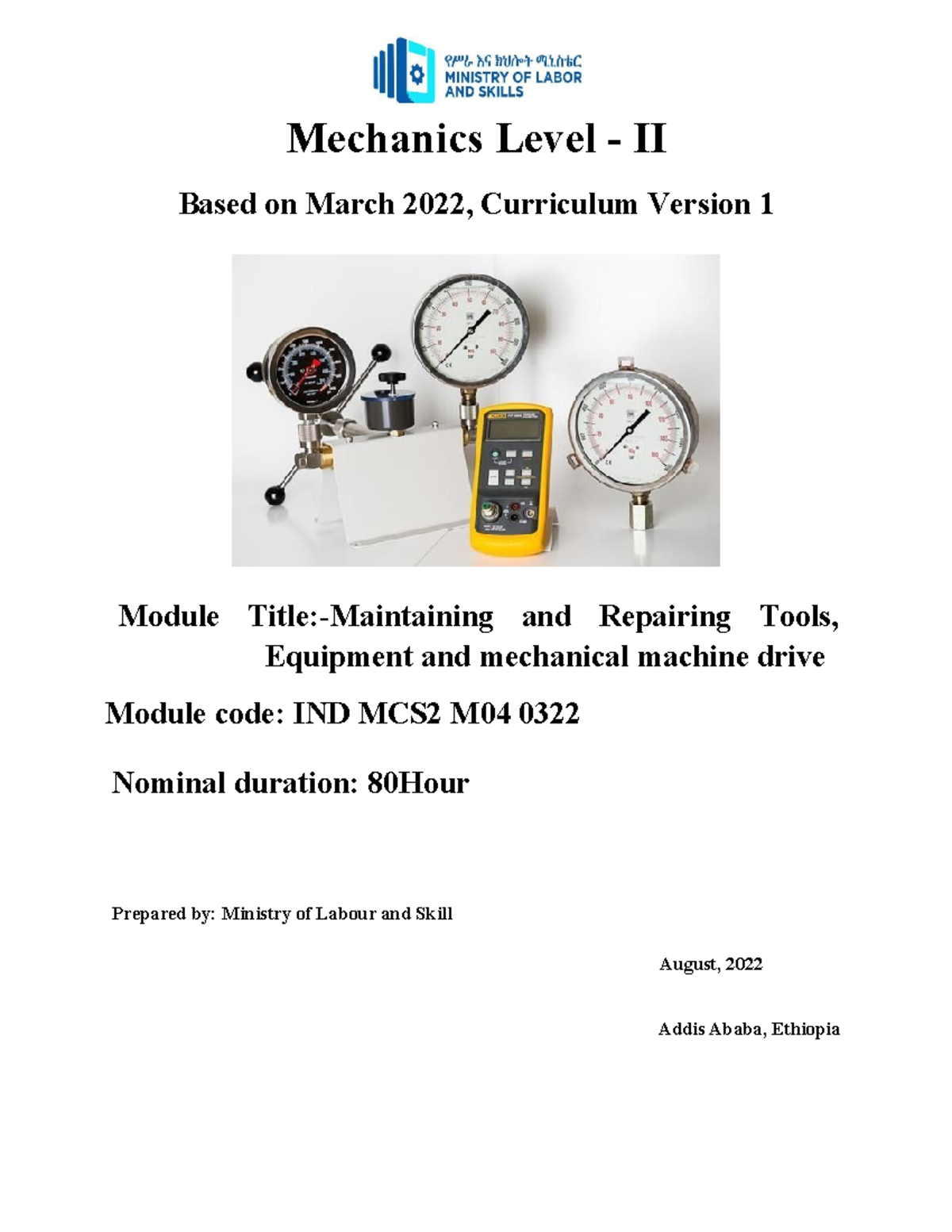 M04 equipment and tool - U are used to isolate primary - Mechanics ...