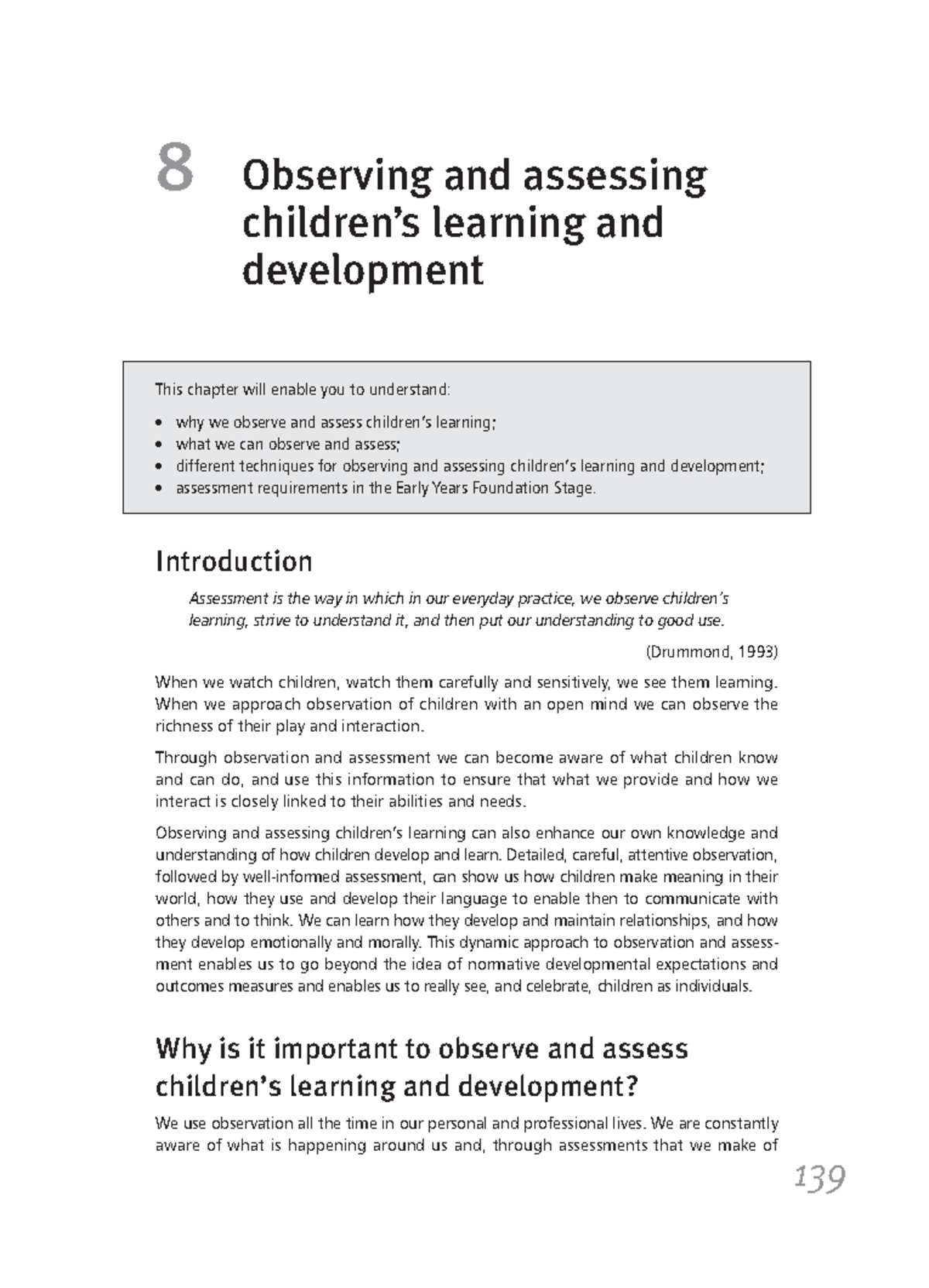 **EDUC 303: Observing and Assessing Children's Learning and Development ...