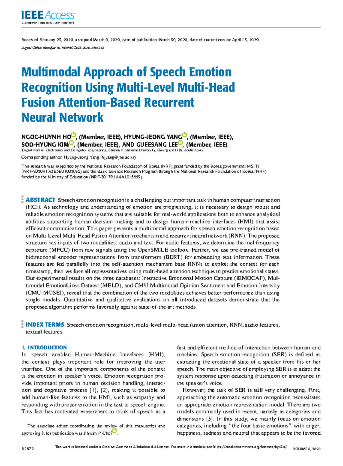 09050806 - Multimodal Speech Emotion Recognition Using RNN and Fusion ...