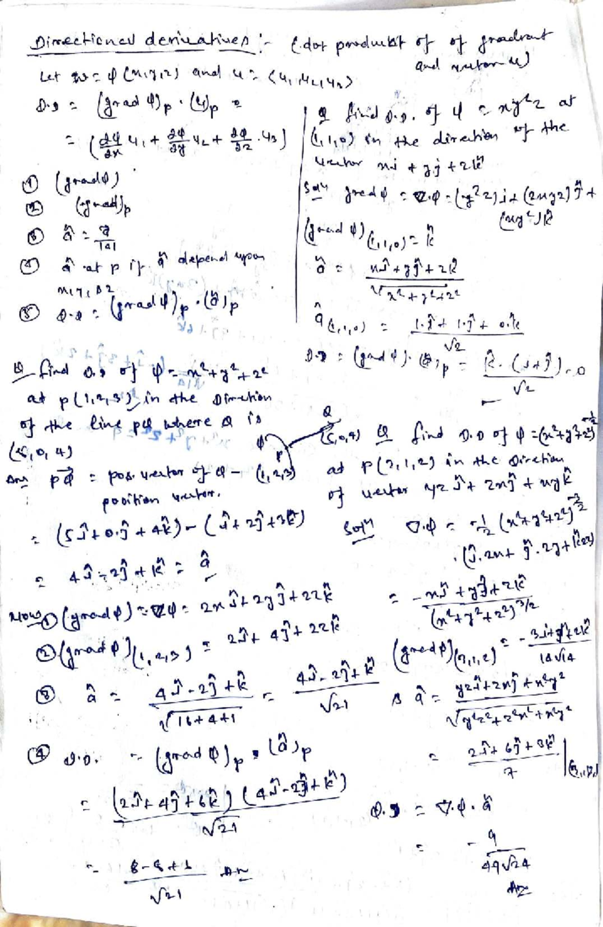"Vector Differentiation Notes - Course Code: 7·" - Studocu