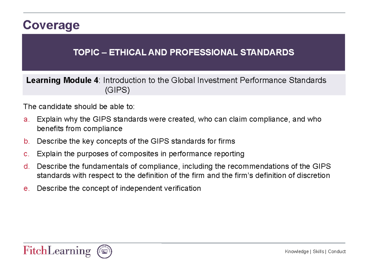 GIPS Standards Overview: Compliance and Benefits in Investment Firms ...