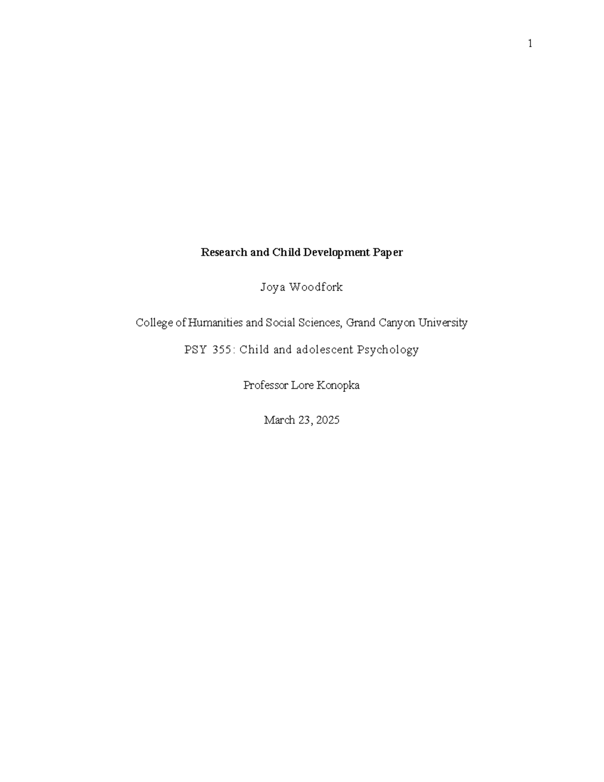 Research and Child Development Paper - These milestones help to track ...