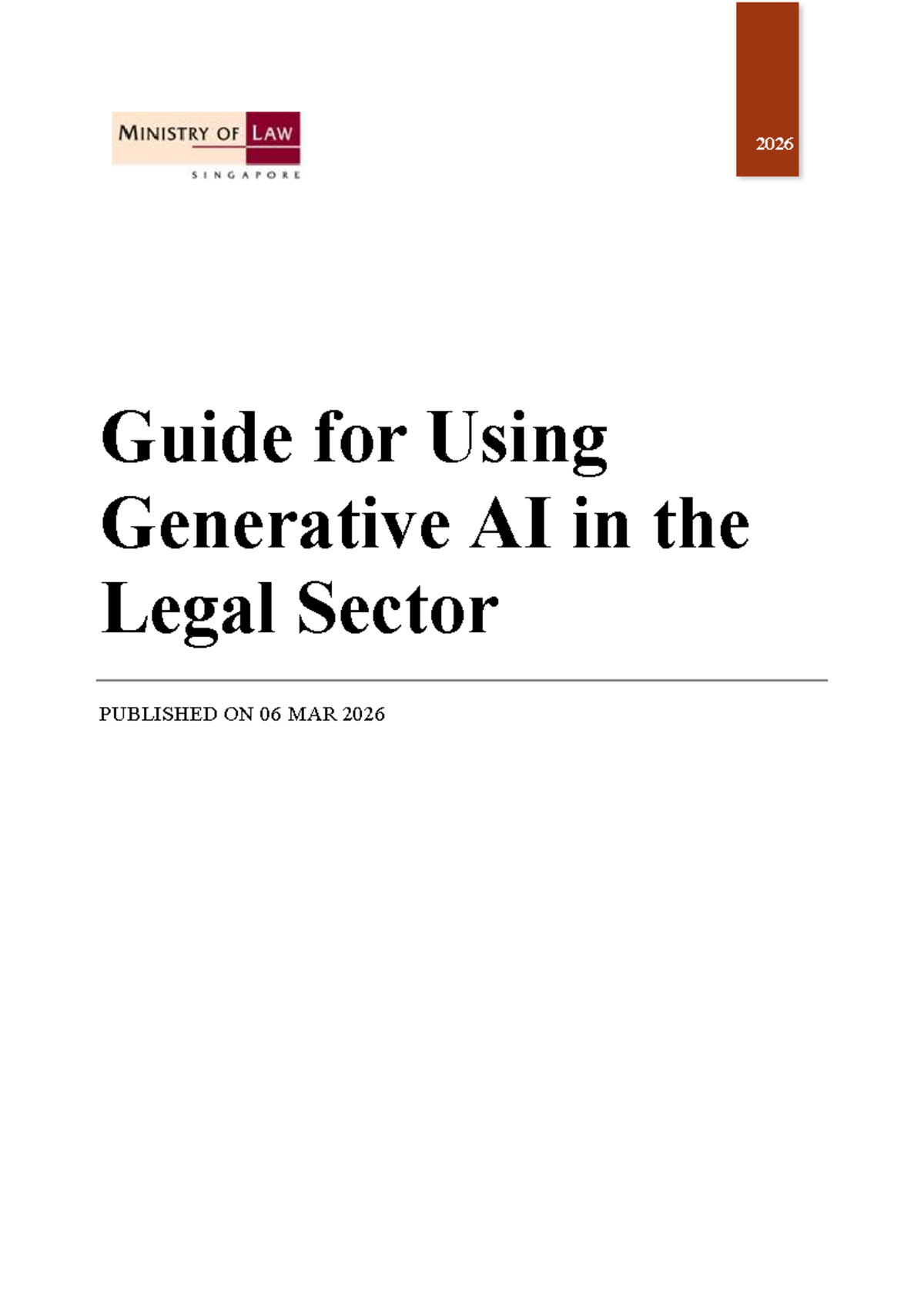 2026 Guide for Generative AI in Legal Practice: Key Principles & Use ...