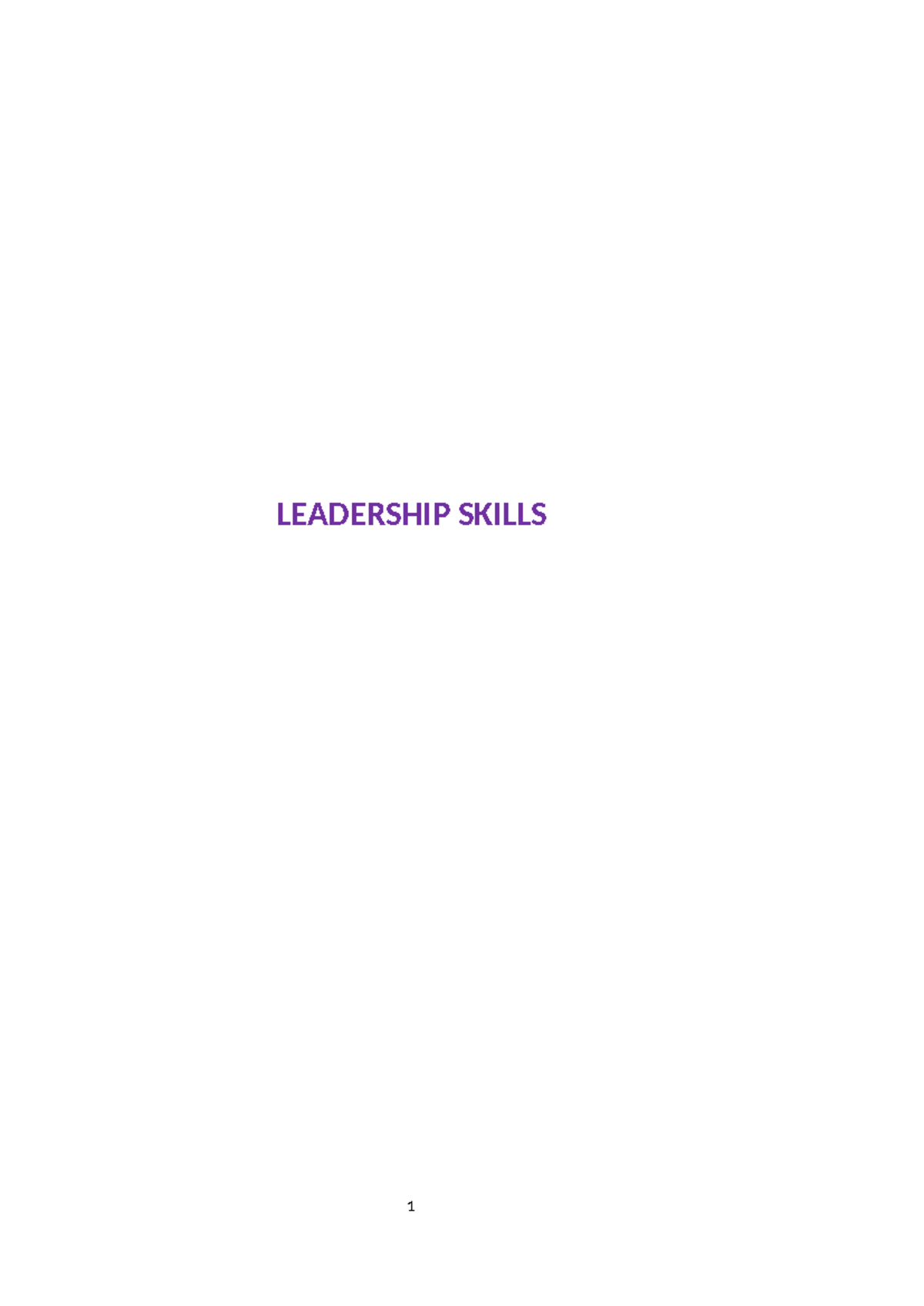 Leadership Manual: Comprehensive Guide on Leadership Skills and ...