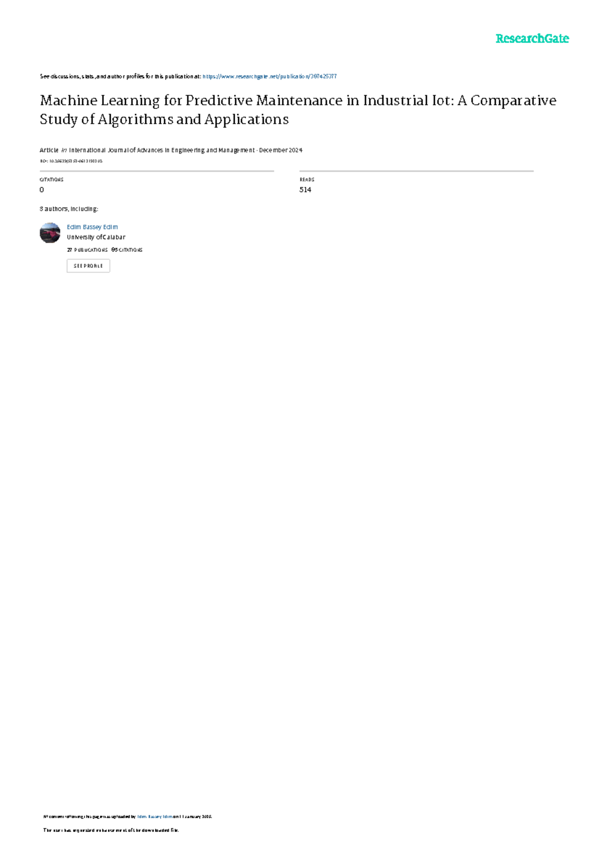 Machine Learning for Predictive Maintenance in IIoT: A Comparative ...