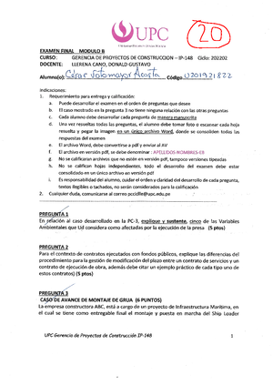 Solved En Cul De Los Siguientes Enunciados Se Podra Decir Que Hubo Una Gerencia De Proyectos