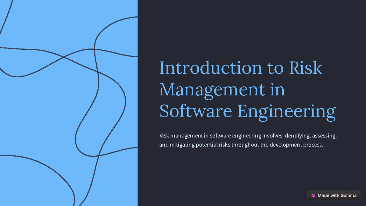 Risk Management Strategies in Software Engineering: A Comprehensive ...